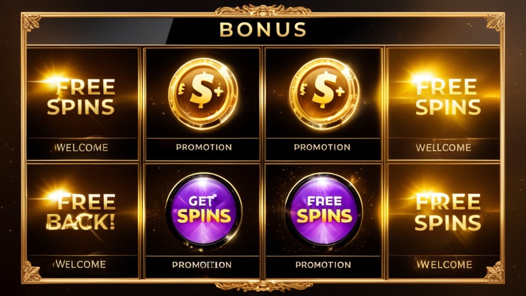 Scherm met verschillende casino-promoties en bonusvormen