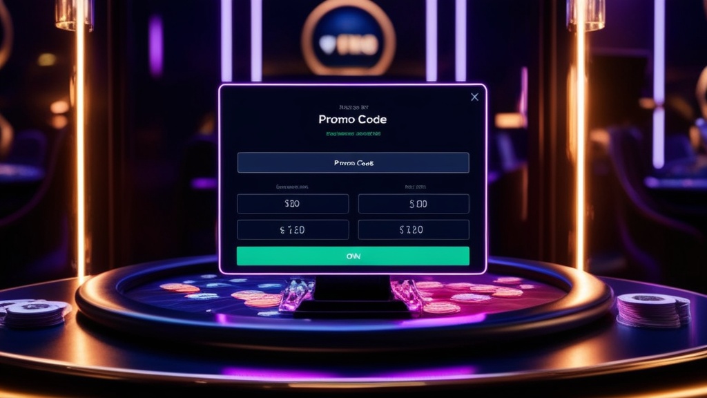 Registratiescherm met invoerveld voor een promotiecode